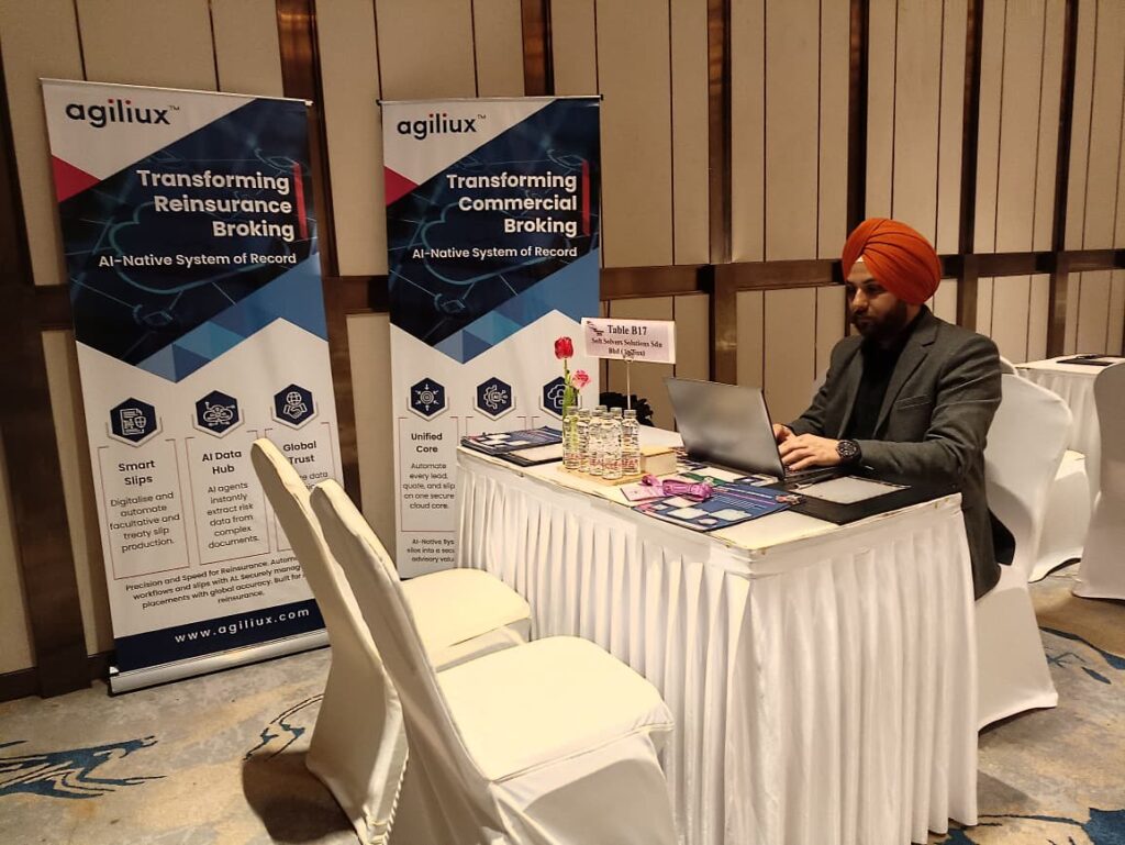 Agiliux team during Day 2 of the 19th India Rendezvous